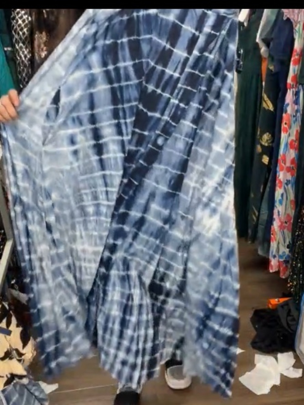 BloomChic Tie-Dye sleeveless wide-leg Jumpsuit